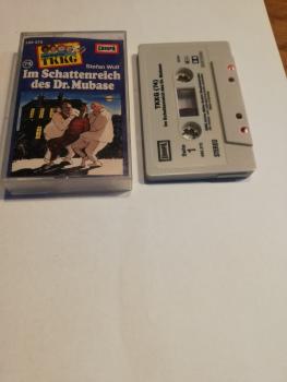 TKKG Folge 74 Im Schattenreich des Dr. Mubase Grau mit Schwarzen Druck 490375 Europa